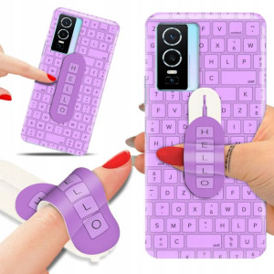 Etui + Uchwyt do VIVO Y76s Case Modne Top Wzory