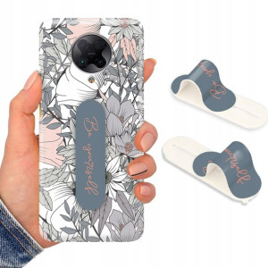 Etui + Uchwyt do XIAOMI POCO F2 PRO Flower Wzory