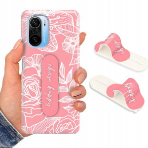 Etui + Uchwyt do XIAOMI POCO F3 Case Flower Wzory
