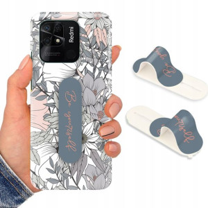 Etui + Uchwyt do XIAOMI REDMI 10C 4G Flower Wzory