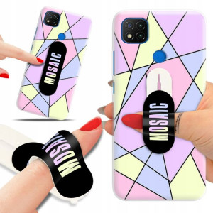 Etui + Uchwyt do XIAOMI REDMI 9C Patterny Wzory