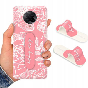 Etui + Uchwyt do XIAOMI REDMI K30 PRO Flower Wzory