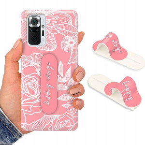 Etui + Uchwyt do XIAOMI REDMI NOTE 10 PRO Wzory