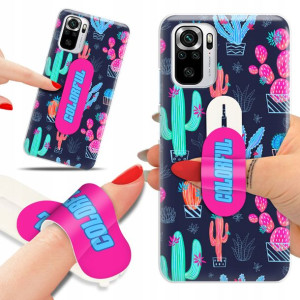 Etui + Uchwyt do XIAOMI REDMI NOTE 10S Modne Wzory