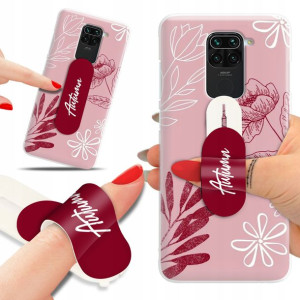 Etui + Uchwyt do XIAOMI REDMI NOTE 9 Modne Wzory