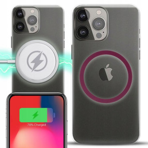 Etui 2mm + Magsafe BURGUND do IPHONE 13 PRO MAX