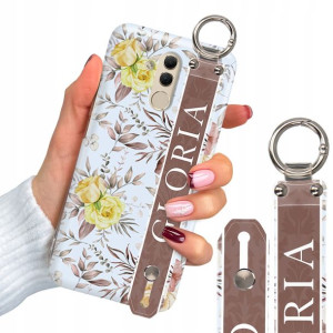 Etui 2mm + Pasek do HUAWEI MATE 20 LITE Modne Wz
