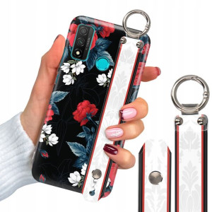 Etui 2mm + Pasek do HUAWEI P SMART 2020 Modne Wz