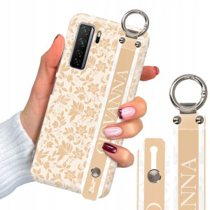 Etui 2mm + Pasek do HUAWEI P40 LITE 5G Modne Wz
