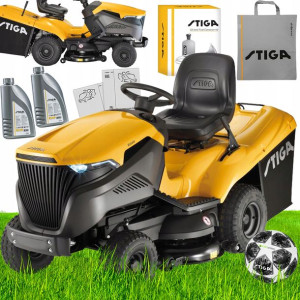 Traktor Ogrodowy Stiga Turbo Moc Zestaw Gigant Xxl