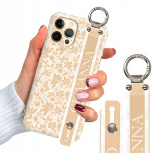 Etui 2mm + Pasek do IPHONE 12 PRO MAX Luksusowe Wz