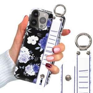 Etui 2mm + Pasek do IPHONE 13 PRO MAX Luksusowe Wz