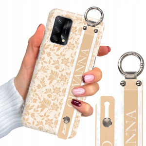 Etui 2mm + Pasek do OPPO A74 4G Luksusowe Wzory