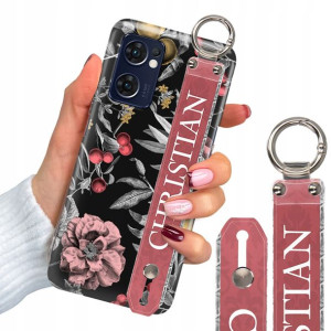 Etui 2mm + Pasek do OPPO FIND X5 LITE Luksusowe Wz