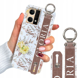 Etui 2mm + Pasek do OPPO RENO 7 4G Luksusowe Wzory