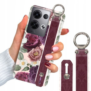 Etui 2mm + Pasek do OPPO RENO 8 PRO PLUS Modne Wz