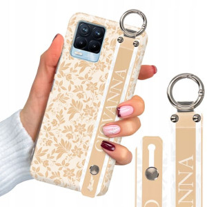 Etui 2mm + Pasek do REALME 8 PRO Luksusowe Wzory