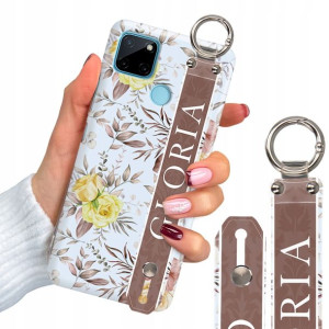 Etui 2mm + Pasek do REALME C25Y Luksusowe Wzory