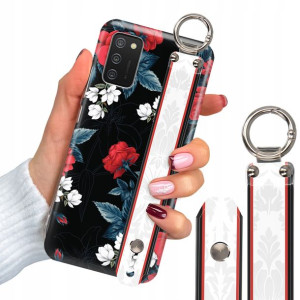 Etui 2mm + Pasek do SAMSUNG A02S Luksusowe Wzory