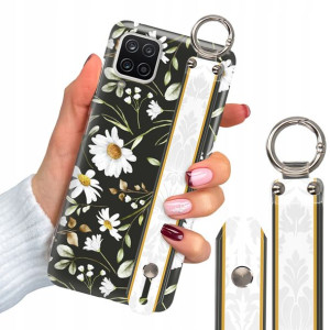 Etui 2mm + Pasek do SAMSUNG A12 5G Luksusowe Wzory