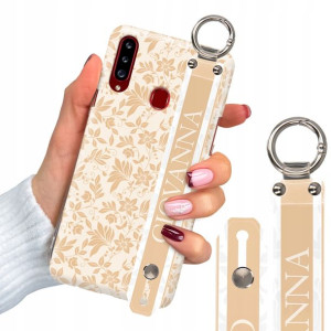 Etui 2mm + Pasek do SAMSUNG A20s Luksusowe Wzory