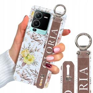 Etui 2mm + Pasek do VIVO S15 PRO 5G Luksusowe Wz