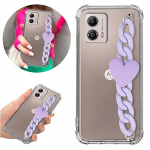 Etui ANTI-SHOCK BLINK do MOTOROLA G53 + Łańcuszek