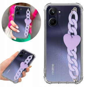 Etui ANTI-SHOCK BLINK do REALME 10 4G + Łańcuszek