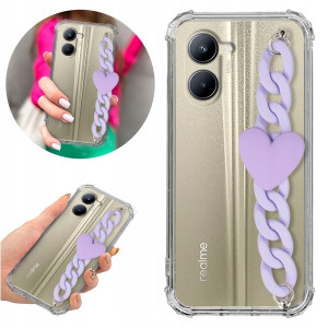 Etui ANTI-SHOCK BLINK do REALME C33 + Łańcuszek