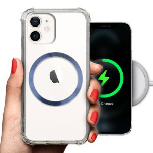 Etui Antishock + MAGSAFE Blue do IPHONE 12 MINI