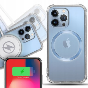 Etui Antishock + MAGSAFE Błękit do IPHONE 13 PRO
