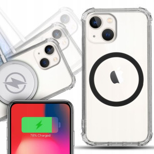 Etui Antishock + MAGSAFE Czarny do IPHONE 13 MINI