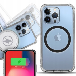Etui Antishock + MAGSAFE Czarny do IPHONE 13 PRO