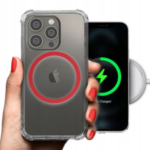 Etui Antishock + MAGSAFE Czerwony do IPHONE 14 PRO