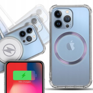 Etui Antishock + MAGSAFE Fiolet do IPHONE 13 PRO