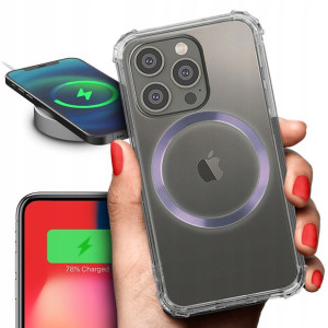 Etui Antishock + MAGSAFE Fiolet do IPHONE 14 PRO