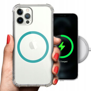 Etui Antishock + MAGSAFE Morski do IPHONE 12 PRO