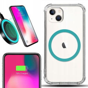 Etui Antishock + MAGSAFE Morski do IPHONE 14 PLUS