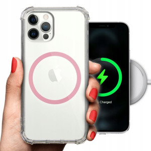 Etui Antishock + MAGSAFE Różowy do IPHONE 12 PRO