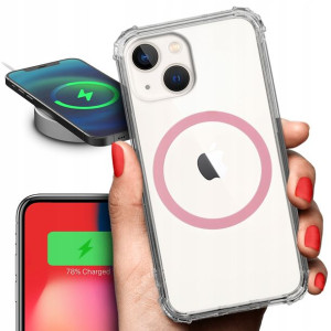 Etui Antishock + MAGSAFE Różowy do IPHONE 13 MINI