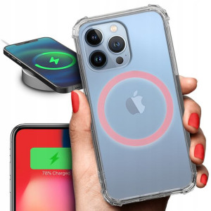 Etui Antishock + MAGSAFE Różowy do IPHONE 13 PRO
