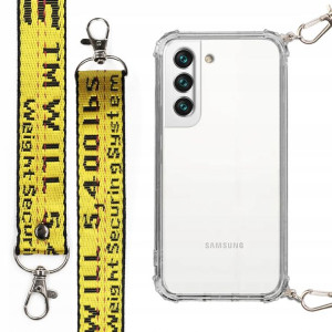 Etui Antishock + Mocna Smycz Żółta do SAMSUNG S22