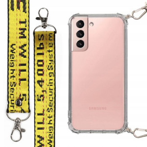 Etui Antishock + Mocna Smycz Żółta do SAMSUNG S30
