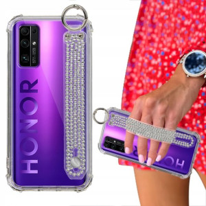 Etui ANTISHOCK + Pasek Cyrkonie do HUAWEI HONOR 30