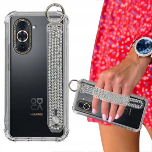 Etui ANTISHOCK + Pasek Cyrkonie do HUAWEI NOVA 10