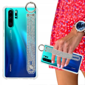 Etui ANTISHOCK + Pasek Cyrkonie do HUAWEI P30 PRO