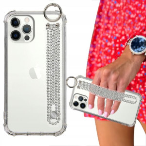Etui ANTISHOCK + Pasek Cyrkonie do IPHONE 12 PRO