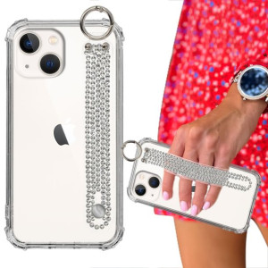 Etui ANTISHOCK + Pasek Cyrkonie do IPHONE 13 MINI