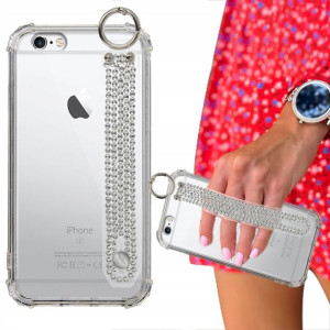 Etui ANTISHOCK + Pasek Cyrkonie do IPHONE 6 PLUS