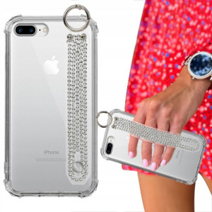 Etui ANTISHOCK + Pasek Cyrkonie do IPHONE 7/8 PLUS